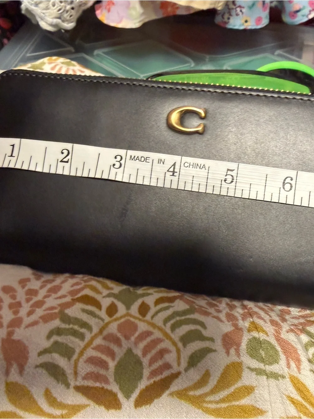 Coach Long Zip Around Wallet | Black Leather | NWOT | Macy’s Floor Model